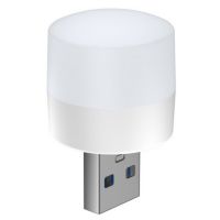 Світлодіодна USB міні лампочка нічник Vkstar 1W LED Light BU-15 від Power Bank і ноутбука, Лампа ліхтарик 6000K від повербанка ПК 1Вт Холодний білий