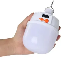 Акумуляторна підвісна лампа Solar Lamp BL-2022 на сонячній батареї, Підвісний світлодіодний ліхтар на гачку для кемпінгу на акумуляторі JD-2022