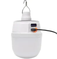 Акумуляторна підвісна лампа Solar Lamp BL-2022 на сонячній батареї, Підвісний світлодіодний ліхтар на гачку для кемпінгу на акумуляторі JD-2022