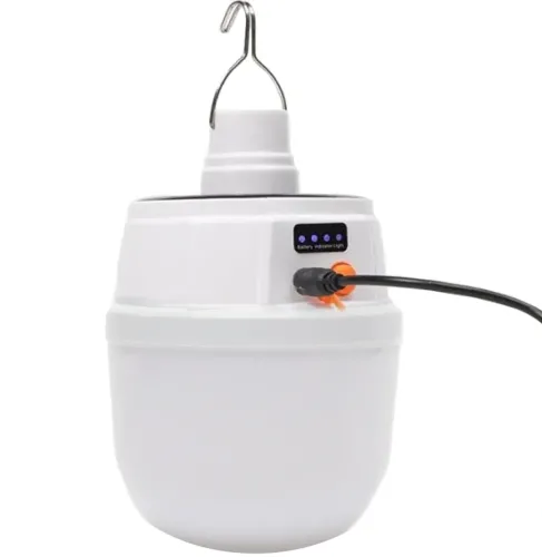 Акумуляторна підвісна лампа Solar Lamp BL-2022 на сонячній батареї, Підвісний світлодіодний ліхтар на гачку для кемпінгу на акумуляторі JD-2022