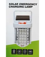 Кемпінговий складаний ліхтар Solar X-Balog BL - 2030 72Led на сонячній батареї, акумуляторна розкладна лампа Bailong 3 режими з USB зарядкою Білий