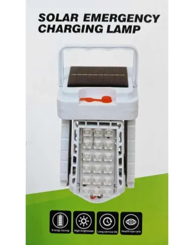 Кемпінговий складаний ліхтар Solar X-Balog BL - 2030 72Led на сонячній батареї, акумуляторна розкладна лампа Bailong 3 режими з USB зарядкою Білий