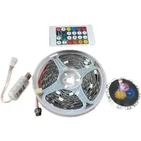 Настінний Світлодіодний світильник феєрверк 28key Kit BT APP LED LIGHT SF-9 з пультом розумна Bluetooth стрічка RGB Smart Firework управління музикою