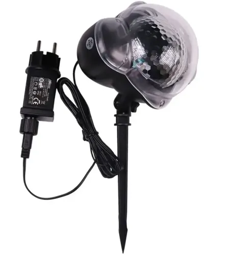 Вуличний лазерний LED проектор Christmas Snowfall Projector WL-808 снігопад з пультом, Світлодіодний Новорічний дискошар, Новорічна Вулична підсвітка 