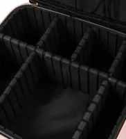Органайзер для зберігання косметики Niceland Beauty box MAG-590 з ручкою для перенесення, Дорожня водонепроникна косметичка, б'юті кейс рожева