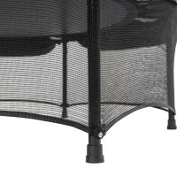 Дитячий батут Tilly BT-RJ-0072 140 см до 60 кг із захисною сіткою та м'якою обшивкою, Круглий батут YH-D007 на пружинах для дому та вулиці для дітей