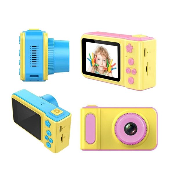 Дитячий цифровий фотоапарат Photo Camera Kids T1 / V7, Дитяча USB фото камера з записом відео, іграми і кольоровим екраном DVR Baby Camera