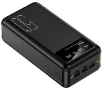 Зарядний пристрій УМБ Power Bank Viaking 50000 mAh smart-quality N7 3USB з ліхтариком , Портативна батарея повербанк зовнішній акумулятор YM-500