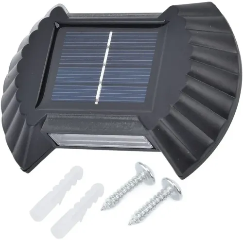 Настінний вуличний ліхтар прожектор Smart Solar Light JB-012 на сонячній батареї, акумуляторний світильник з сонячною панеллю на стіну Jb012 Чорний