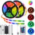 Комплект светодиодной LED ленты 5050 RGB Все цвета 12V цветная 5м пульт блок, разноцветная в силиконе SMD5050 многоцветная светодиодная лента