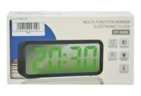 Електронні настільні годинники Clock DT - 6508 із зеленою LED підсвічуванням з будильником, датою і термометром, Світлодіодні зелені з USB від мережі
