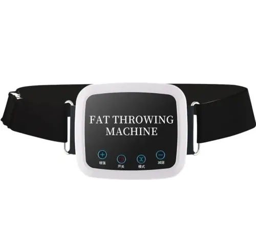 Антицелюлітний міостимулятор тренажер для схуднення Fat Throwing Machine CS-777, Масажер для масажу преса і живота з регульованою манжетою з USB