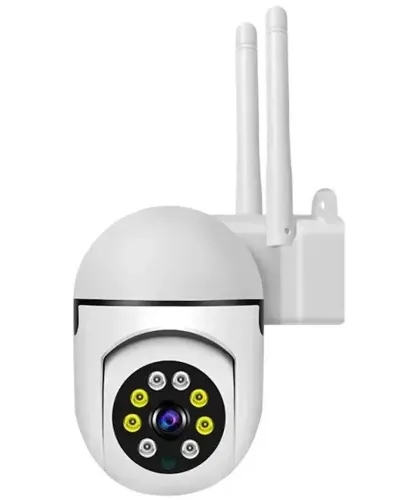Вулична бездротова 360 IP камера відеоспостереження XY-3120SZ 2MP, поворотна зовнішня Wi-Fi камера з ІЧ-підсвічуванням і датчиком руху XY-3120 Біла