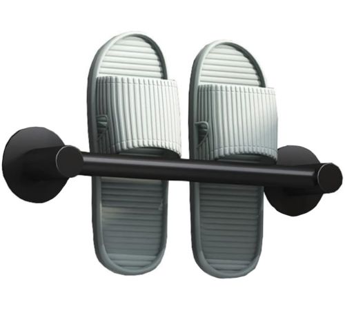 Настенная одинарная вешалка держатель Towel Rack AND-78-10 для хранения и сушки полотенец и тапочек 38 см Полотенцедержатель органайзер на стену