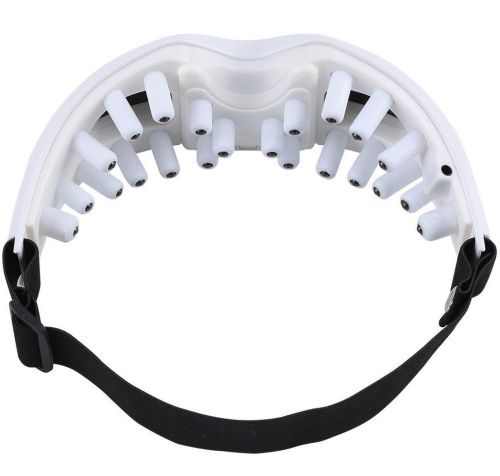 Магнитно акупунктурный массажер для глаз Healthy Eyes Massager KL-218, Массажные очки для зоны вокруг глаз 22 массажных пальчика, на батарейках Белые