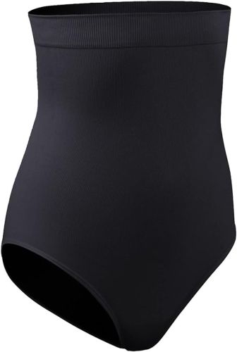 Жіночі коригувальні трусики Spanx Higher Power шорти із завищеною високою талією, стягуючі безшовні труси для стегон з високою посадкою чорні