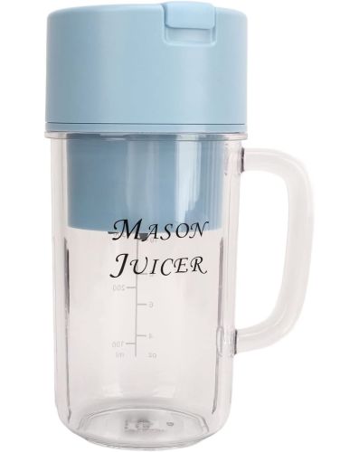 Портативний акумуляторний стакан блендер Mason Juicer LL-898 для фруктів ягід і смузі на 500мл з USB зарядкою, Чашка соковижималка XL - 354 для смузі