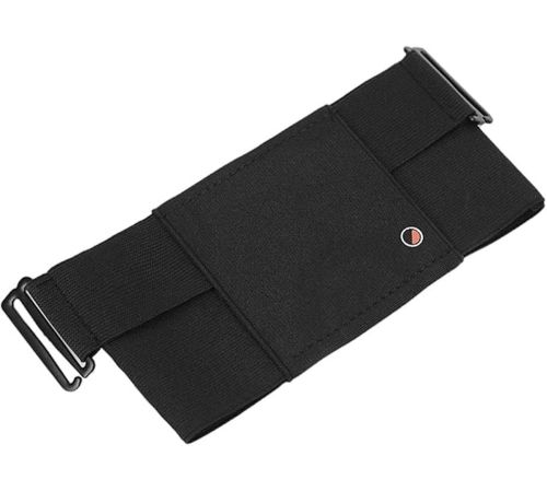 Поясна сумка бананка Mini Belt Bag ISKYBOB 7452 для документів і телефону без застібки, сумочка органайзер на пояс і ремінь чоловіків і жінок Чорна