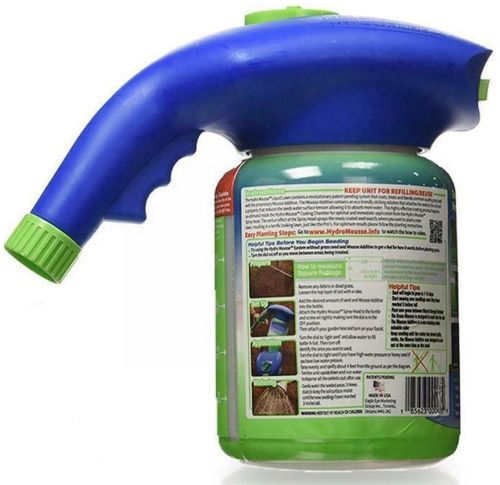  Жидкий газон Hydro Mousse Liquid Lawn 2 в 1 + распылитель для гидропосева с жидкостью Гидро Маус для засева и придания густоты газона