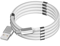 Магнитный зарядный кабель MagLink 7612 USB Micro-USB 1 метр для зарядки телефона, Вечный шнур зарядка SuperCalla Cable 100 см с магнитными вставками