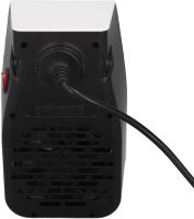 Настільний електричний обігрівач UKC PH-8006 900W з пультом ДУ і таймером, керамічний портативний тепловентилятор з дисплеєм від мережі Білий
