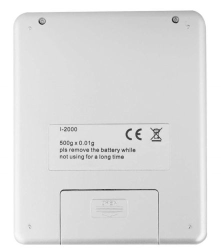 Великі ювелірні ваги 0.01 гр до 500 гр Domotec MS-1729B з LCD-дисплеєм / Matrix MX-463 портативні цифрові ваги з підсвічуванням і кришкою 500гр
