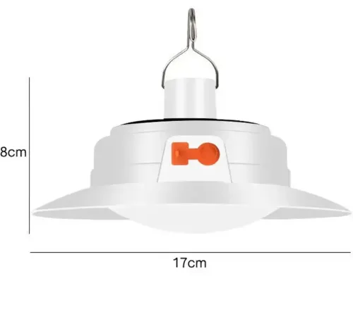 Универсальный подвесной фонарь Solar Energy Lamp AM-001 с солнечной батареей и крючком от USB, Аккумуляторная подвесная лампа для кемпинга Ma-100