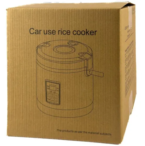 Автомобільна мультиварка пароварка Vehicle Rice Cooker AR-1601 1.2 літра 12V 24V від прикурювача, мультиповар з підігрівом 12В 24В для машини