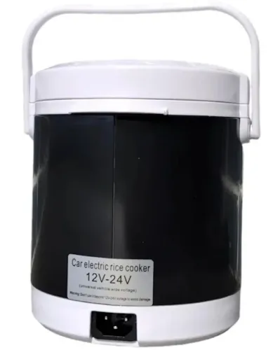 Автомобільна мультиварка пароварка Vehicle Rice Cooker AR-1601 1.2 літра 12V 24V від прикурювача, мультиповар з підігрівом 12В 24В для машини
