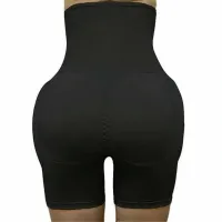 Коригувальні трусики-шорти Body Hip Pants для збільшення сідниць із завищеною високою талією і ефектом пуш-ап, стягуючі для стегон чорні