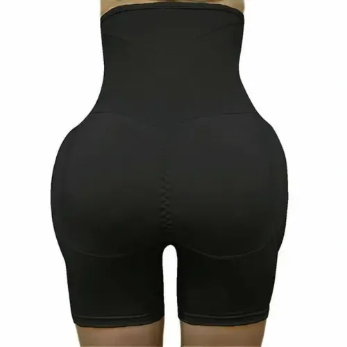 Коригувальні трусики-шорти Body Hip Pants для збільшення сідниць із завищеною високою талією і ефектом пуш-ап, стягуючі для стегон чорні