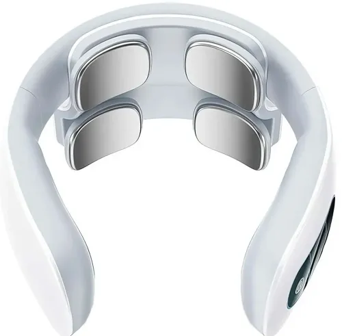 Електроімпульсний міостимулятор масажер для шиї Smart Neck Massage MD - 066 з USB 1200 маг, багатофункціональний електромасажер для м'язів MD-061