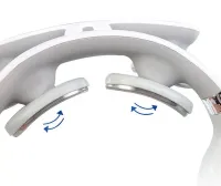 Електроімпульсний міостимулятор масажер для шиї Smart Neck Massage MD - 066 з USB 1200 маг, багатофункціональний електромасажер для м'язів MD-061