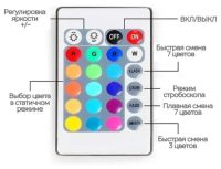 Комплект світлодіодної LED стрічки 5050 RGB Всі кольори 12V кольорова 5м пульт блок, різнобарвна в силіконі SMD5050 багатобарвна світлодіодна стрічка