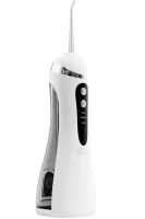 Акумуляторний іригатор Oral Irrigator A6s для порожнини рота з 4 насадками, бездротовий водний ополіскувач 200мл для чищення зубів від USB