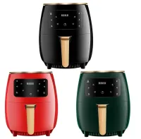 Безмаслянная Аэрофритюрница мультипечь Air Fryer Su Tai ST-505 6л для приготовления еды 2400W Фритюрница без масла с функцией аэрогриля S18