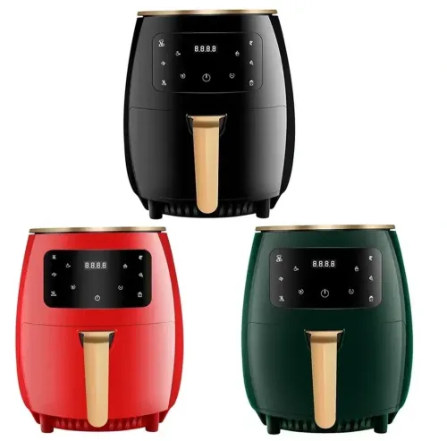 Безмаслянная Аэрофритюрница мультипечь Air Fryer Su Tai ST-505 6л для приготовления еды 2400W Фритюрница без масла с функцией аэрогриля S18