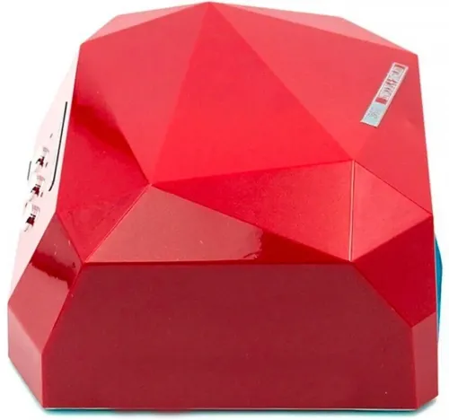 УФ лампа Beauty nail Diamond D-058 CCF + LED 36W для маникюра и педикюра Гибридная лампа для сушки ногтей, гель лака 36Вт с таймером Розовая