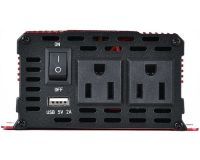 Автомобільний інвертор UKC 12V-220V 1000W KC-1000D авто перетворювач напруги струму з LCD дисплеєм від прикурювача, акумулятора з екраном