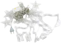 Внутрішня кольорова гірлянда штора, завіса Різдво Christmas Style 2. 5Х1 м 138 LED діодів m новорічна Світлодіодна RGB на вікно 2. 5мх1м 220V