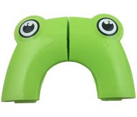 Детская накладка на унитаз Folding Potty Seat Жабка дорожное cкладное пластиковое cиденье насадка для обучения к горшку с чехлом Frog Green 35Х30 см