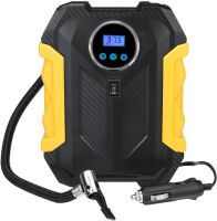 Автомобільний компресор CarSun Air Pump C1399 - 1 автокомпресор з дисплеєм і ліхтарем для підкачки шин від прикурювача 12V повітряний насос для машини