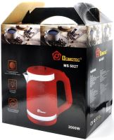 Електрочайник Domotec MS-5027 на 2.2 л дисковий електричний чайник з автоматичним відключенням і захистом від перегріву для кухні 2000W