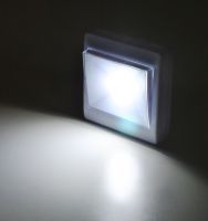 Светодиодный настенный LED светильник COB UP! LP-9102E на батарейках light switch беспроводной переносной выключатель, подсветка на магните липучке