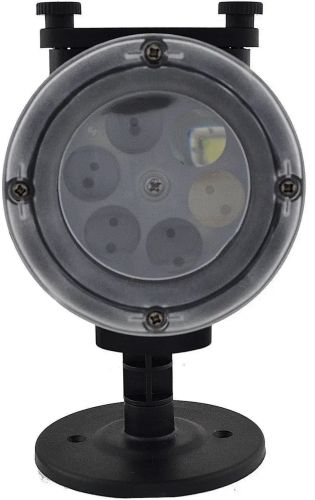 Уличный лазерный проектор Led Change Card Garden Projector PJ-518 на 12 картриджей RGB изображений, новогодний светодиодный диско прожектор с пультом