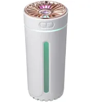 Бездротовий автомобільний зволожувач повітря Aroma Humidiifer H20 з RGB підсвічуванням, акумуляторний аромадифузор USB HP227 в авто і для дому