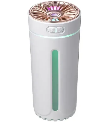 Бездротовий автомобільний зволожувач повітря Aroma Humidiifer H20 з RGB підсвічуванням, акумуляторний аромадифузор USB HP227 в авто і для дому
