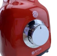 Стаціонарний кухонний блендер з кавомолкою Bitek BT-2822r 1200W 1.5 л для смузі та коктейлів, Подрібнювач кавомолка Битек 2 швидкості Червоний