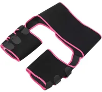 Корректирующий пояс фиксатор Adjustable One Piece Waist Band JN-79 для похудения и коррекции талии, Жиросжигающий корсет для занятия спортом Черный