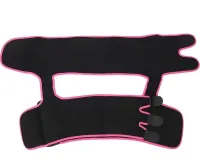 Корректирующий пояс фиксатор Adjustable One Piece Waist Band JN-79 для похудения и коррекции талии, Жиросжигающий корсет для занятия спортом Черный